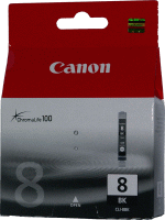 Druckerpatrone für Canon Pixma iP4200 / iP5200 / iP5200R / iP6600 / MP500 / MP530 / MP800 / MP800R / MP830 / Pro 9000 schwarz (CLI-8BK)
