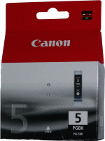 Druckerpatrone für Canon Pixma iP4200 / iP5200 / iP5200R / iP6600 / iX4000 / iX5000 / MP500 / MP530 / MP800 / MP800R / MP830 schwarz (PGI-5BK)